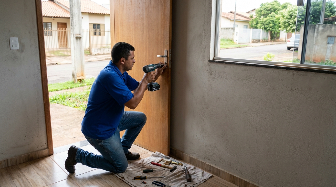 Instalação de Fechadura de Porta em Indaiatuba‑SP